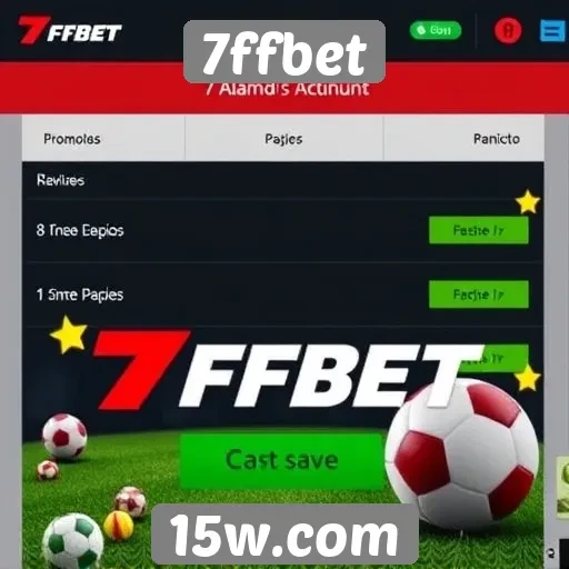 Promoções e bônus oferecidos pela 7ffbet