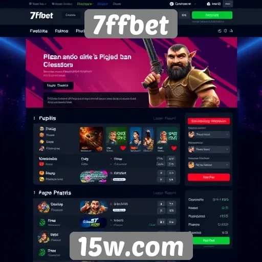 Interface de usuário do 7ffbet e experiência de navegação