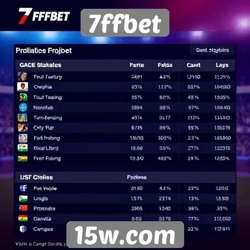 Estatísticas de jogadores e engajamento no 7ffbet