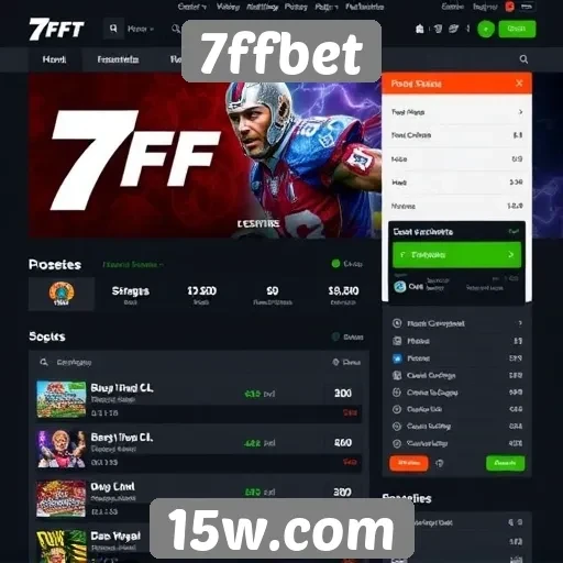 Análise da interface de usuário do site 7ffbet
